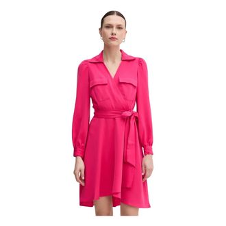 DKNY Mujer, Vestidos, Rosa, Talla: 4XS