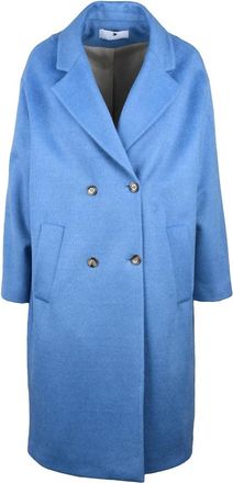 Olivier Horigamy Double-Breasted Coat - Light Blue