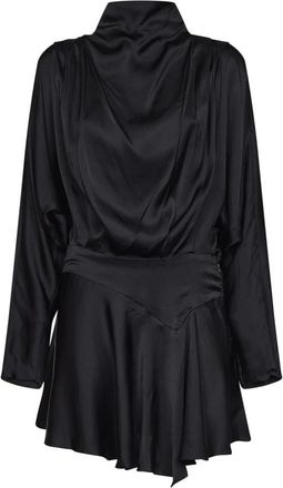 Isabel Marant Kleedjes, Dames, Zwart, S, Leer, Isabel Marant Jurken