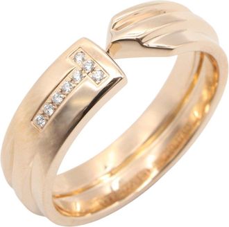 Tiffany & Co. Gold Clear Pink Gold (18K) Band Ring (Pre-Owned)