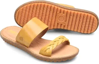 Born Womens Morena Sandal In Yellow