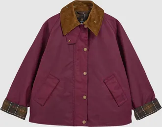 Barbour Veste Transport Wax Wine Classic