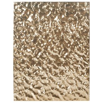 Beliani Beliani - Decoraci&oacute;n De Pared De Metal Hierro Rectangular Glamuroso Dorado Coimbra