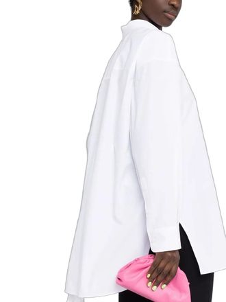 Valentino Cape-Style Cotton Shirt - White