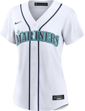 Nike Cal Raleigh Seattle Mariners Nike Womens MLB Replica Jersey in White | RPW60IETMV9-AKX