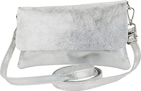 Modamoda De T241 - Pochette En Cuir Italienne Sac à Bandoulière Medium