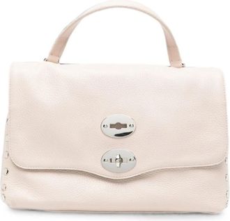 Zanellato Postina Daily Handtas - Dames - Handtassen - Wit - ONE Size - Leer - Tassen