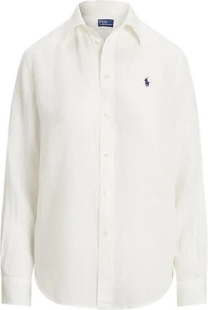 Polo Ralph Lauren Casual Overhemd - Dames - Overhemden - Wit - L - Overhemden