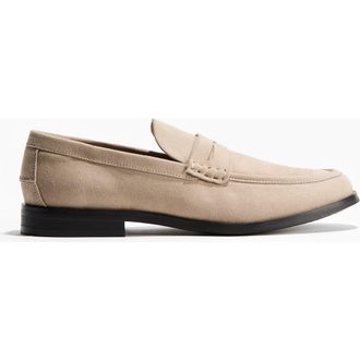 H&M Penny Loafers in Beige at Nordstrom, Size 11.5