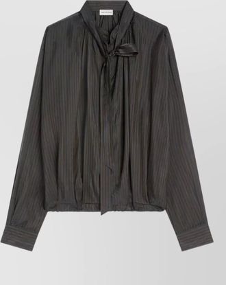 Dries Van Noten striped cupro blouse