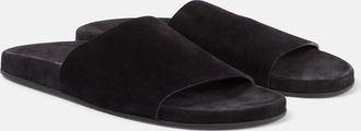 The Row Sandali Hugh in suede