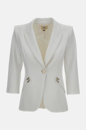 Elisabetta Franchi Giacca Con Dettagli Logo