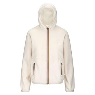 K-Way Lily Velour Polar Reversible - - Jackets - Donna - Bianco - XS