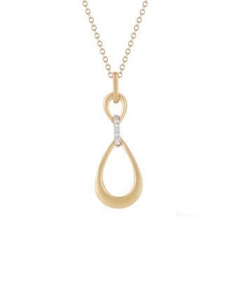 I.Reiss Company 14K 0.07 Ct. Tw. Diamond Pendant Necklace