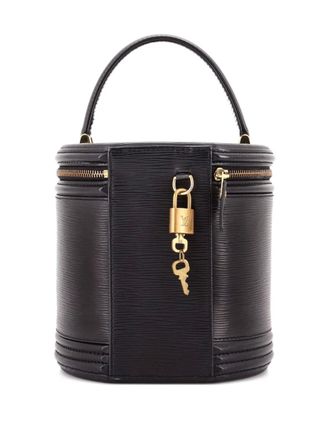 Louis Vuitton Cannes Beauty Case Epi Leather satchel - Black