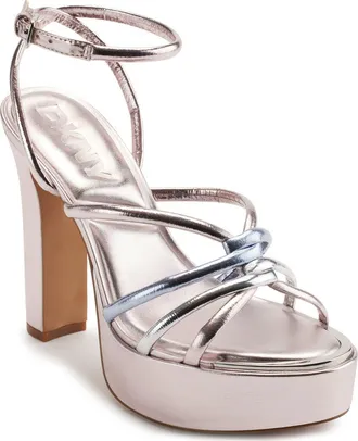 DKNY Delicia Platform Sandal in Pink Delicia Platfork at Nordstrom Rack, Size 6.5
