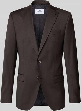 Digel Slim Fit 2-Knopf-Sakko mit Pattentaschen Modell Move Alesso in Dunkelbraun, Gr&ouml;&szlig;e 102