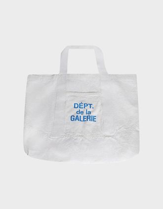 Gallery Dept. Mens Logo Print Canvas Tote Bag White - Size: O/S