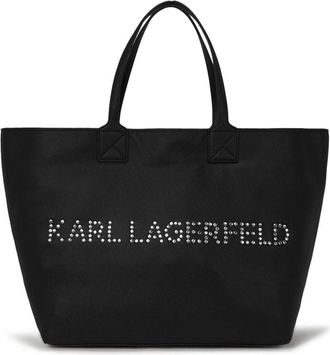 Karl Lagerfeld K/Marché leather tote bag - women - Calf Leather - One Size - Black