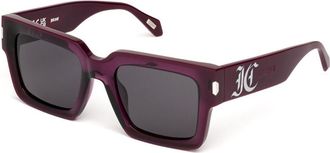 Just Cavalli SJC108V 0887 Womens Sunglasses Purple Size 53