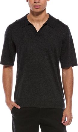 N.Peal N. PEAL Relaxed Cashmere & Silk-Blend Polo Shirt