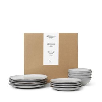 Broste Copenhagen Nordic Sand Geschirr Dinner-Set (12-tlg.)