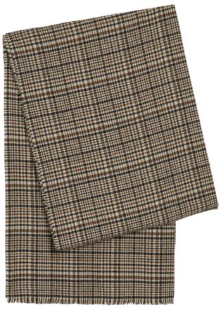 Brunello Cucinelli Houndstooth Cashmere Scarf - Brown - One Size