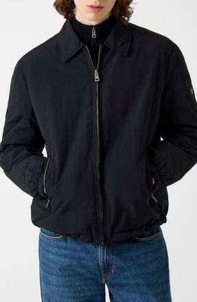 Guess Nylon Padded Bomber Jacket in Jet Black-Black at Nordstrom, Size Xx-Large