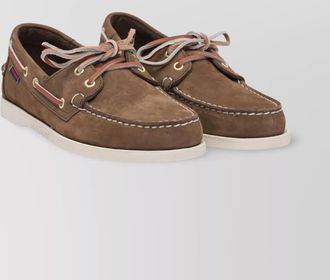 Sebago slip-on shoes with rubber sole and metal eyelets