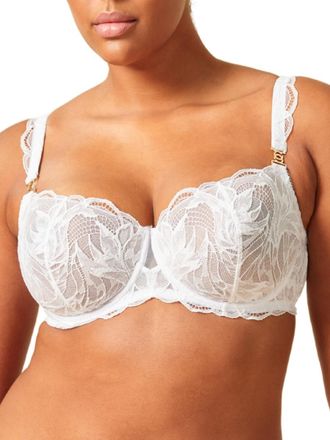 Gossard Womens Lace Soir&eacute;e Demi Balconette Bra - White polyamide - Size 34DD