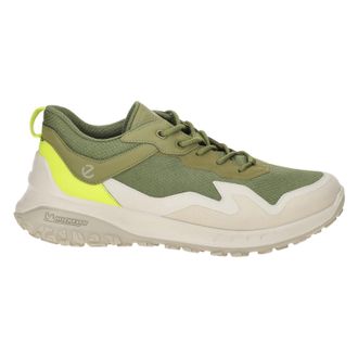 Ecco Ecco Ult-trn Textile Leather Mens Outdoor Trainers - Gravel Acorn Lime Punch - Size:UK 10.5-11