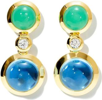 Tamara Comolli 18K yellow gold Lagoon multi-stone earrings