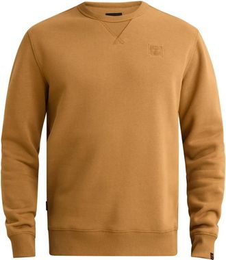 PME Legend Crewneck Zachte Fleece Sweater - Heren - Sweatshirts & Hoodies - Bruin - Maat: XL Fleece