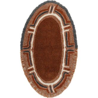 Lorena Canals Woolable Rug Karibu in Cinnamon, Seashell, Charcoal at Nordstrom, Size Medium