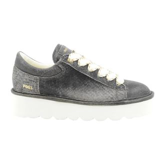 Panchic Schoenen, Dames, Zwart, 37 EU, Leer, P003W019 Sneaker