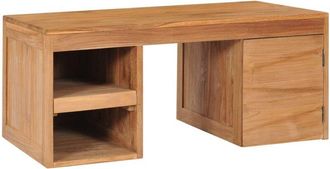 vidaXL Coffee Table 90x50x40 cm Solid Teak Wood Vidaxl