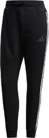 adidas (WMNS) adidas French Terry Comfort Pants Asia Sizing Black White FM9326