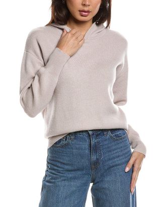 Fort&eacute; Cashmere Double Knit Cashmere Hoodie