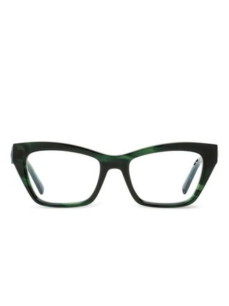 Longchamp 2762 rectangular-shape frame - women - Acetate - One Size - Green