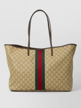 Gucci large gg fabric tote bag