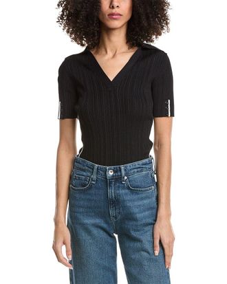 3.1 Phillip Lim Lux V-Neck Polo Shirt