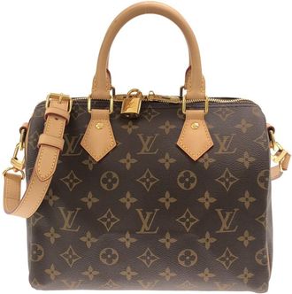 Louis Vuitton Brown Coated Canvas Boston Bag (Pre-Owned)