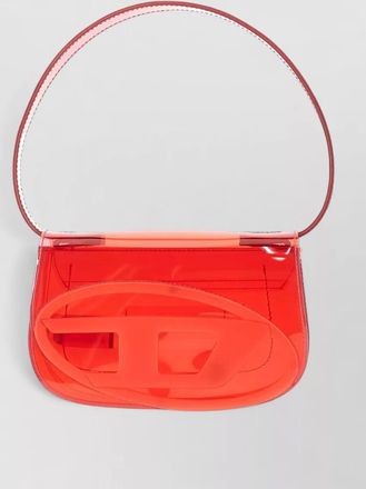 Diesel 1dr shoulder bag chain detail transparent