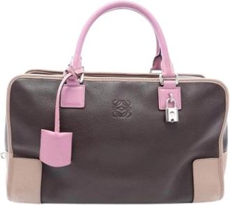 Loewe Pre-owned Handbag - Dames - Vintage Handtas - Veelkleurig - ONE Size - Leer - Vintage
