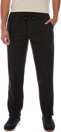 Isaia Drawstring Linen-Blend Trouser