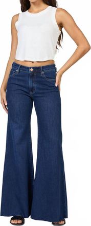 Dear John Denim Hendrix Wide Leg Jeans In Blue