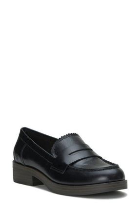 Lucky Brand Floriss Penny Loafer in Black Zenith at Nordstrom, Size 6.5