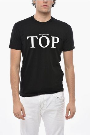 Dsquared2 Crew Neck TOP Cotton T-Shirt with Print size M
