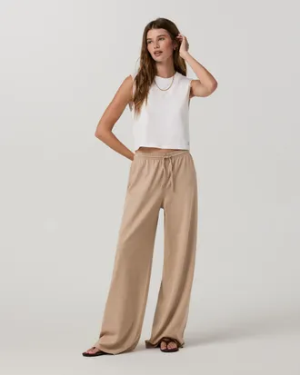 Vuori Clothing Heavyweight Cotton Easy Pants | Goldenrod | XS, Size Extra Small