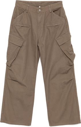 Ground-Zero cargo trousers - women - Cotton - M - Brown